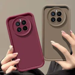 Huawei Mate 50 Pro – Funda Transparente de Silicona Antigolpes
