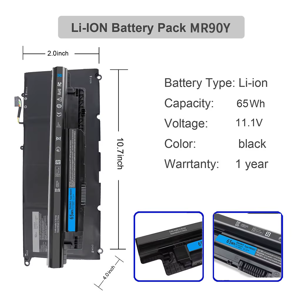 Batería Dell Inspiron 3521/3721/5521/5721 - 65Wh Premium - imagen 2