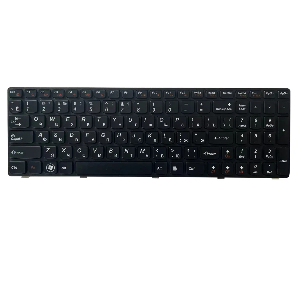 Teclado ruso/ruso para Lenovo Ideapad V570, V570C, V575, Z570, Z575, B570, B570A, B570E, V580, V580C, B570G, B575, B575A, B575E, B590, B590A