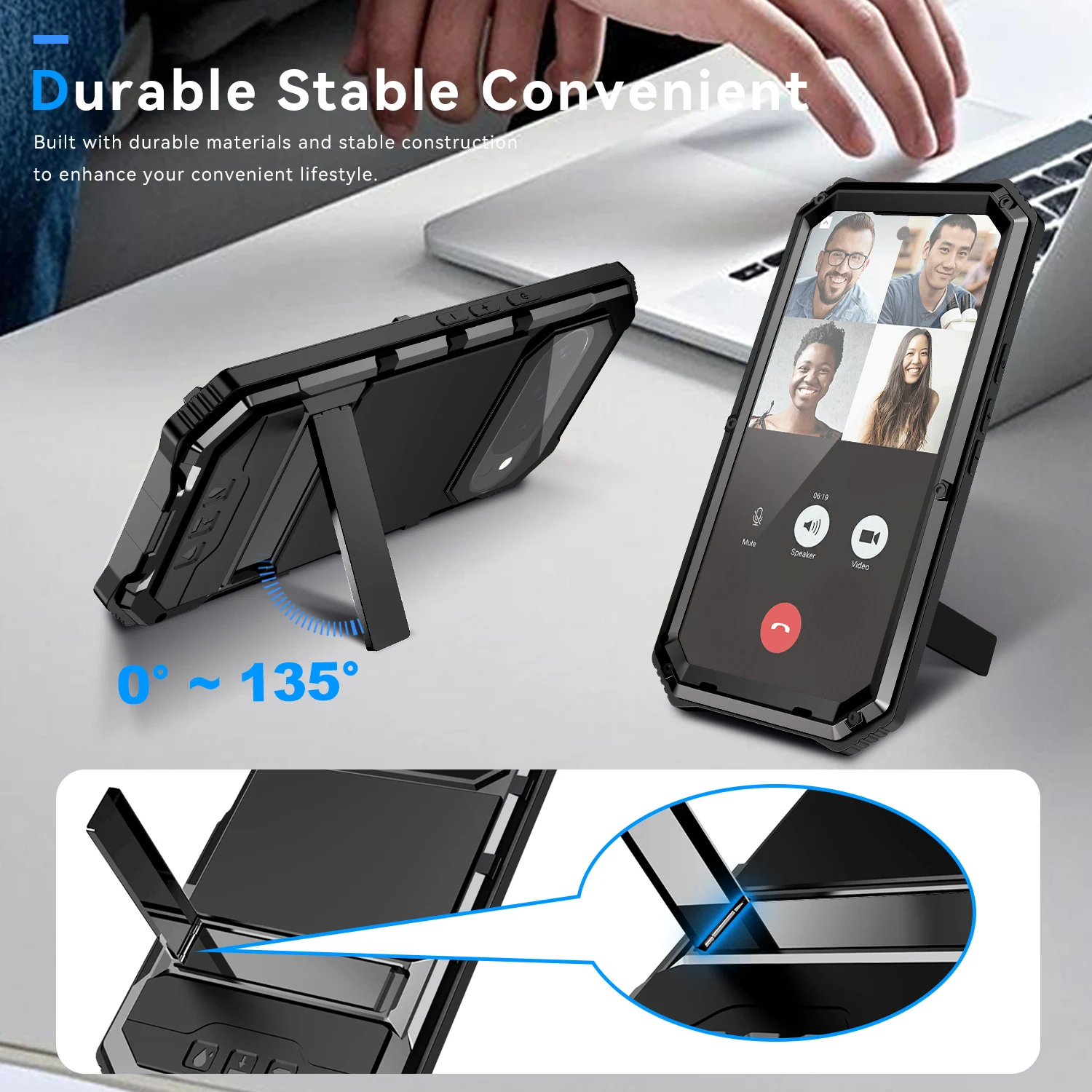 Para Google Pixel 10 Pro XL Pixel 10 funda de Metal resistente armadura 360 cubierta de teléfono a prueba de golpes con Protector de pantalla incorporado Coque - imagen 3