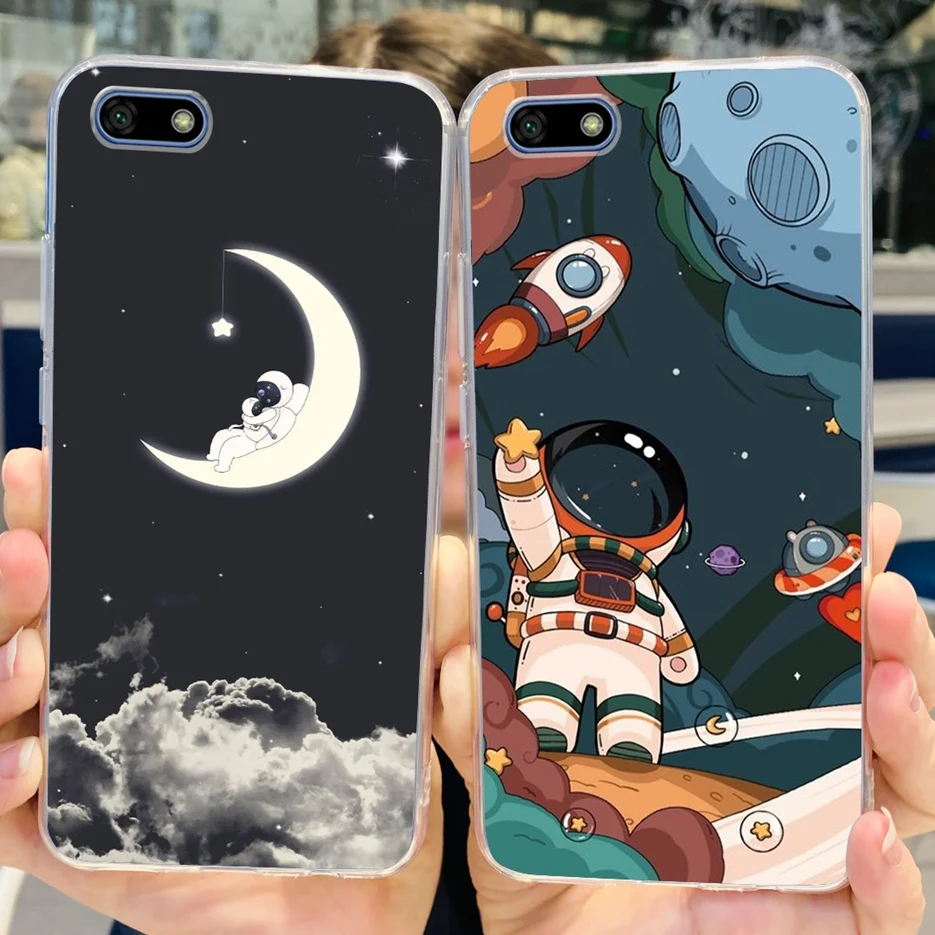 Funda de silicona blanda para Honor 7S, carcasa pintada de lujo para Honor 7A, Rusia, DUA-L22, parachoques de 5,45 pulgadas - imagen 4