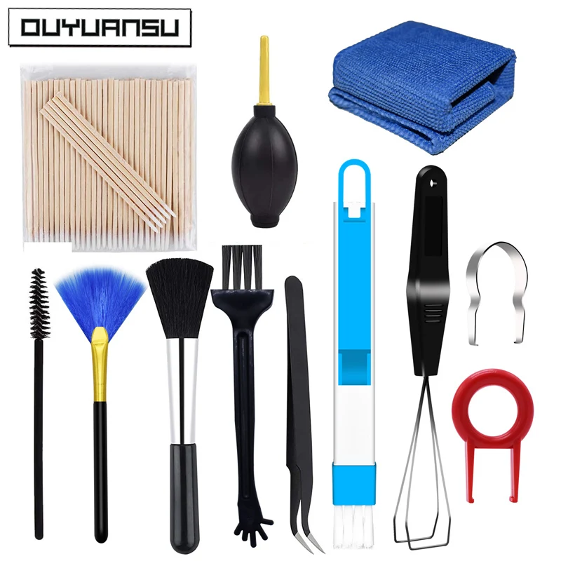 Kit de limpieza, extractor de teclas, altavoz, puerto de carga de teléfono limpio, herramienta de limpieza para teclado, Airpods, auriculares, cámara, puerto USB