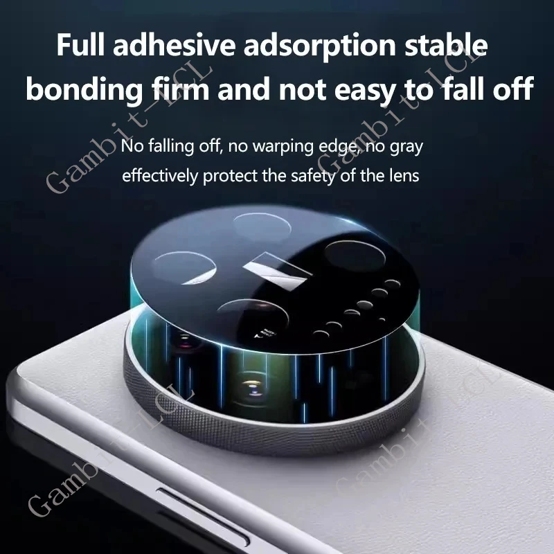 Lente de cámara integral 3D para Vivo X Fold3 Pro 8,03 "vidrio templado en VivoXFold3Pro Fold3Pro película protectora de pantalla trasera - imagen 3