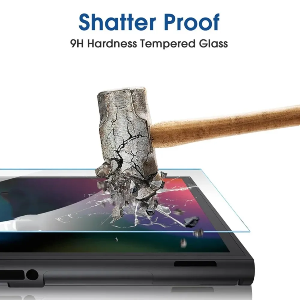 Para Nintendo Switch 2 Protector de pantalla de fácil instalación películas antiarañazos de vidrio templado para Switch 2 Protector de consola de juegos - imagen 3