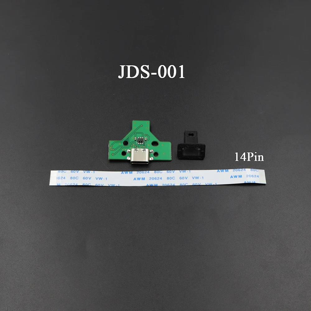 1 Juego para PS4 JDS 001/011/030/040/050/055 puerto de carga del controlador cambiado a interfaz de carga tipo C DIY - imagen 2