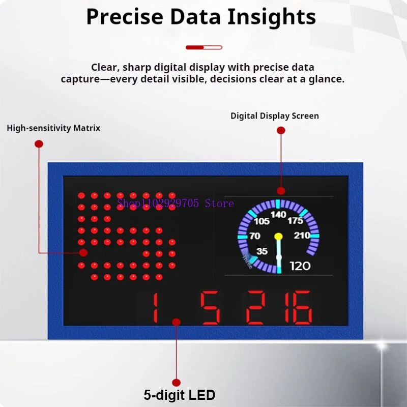 PC USB Simracing juego tablero multifuncional pantalla LED tacómetro pantalla de velocidad para Logitech /SIMAGIC/FANATEC /MOZA - imagen 3