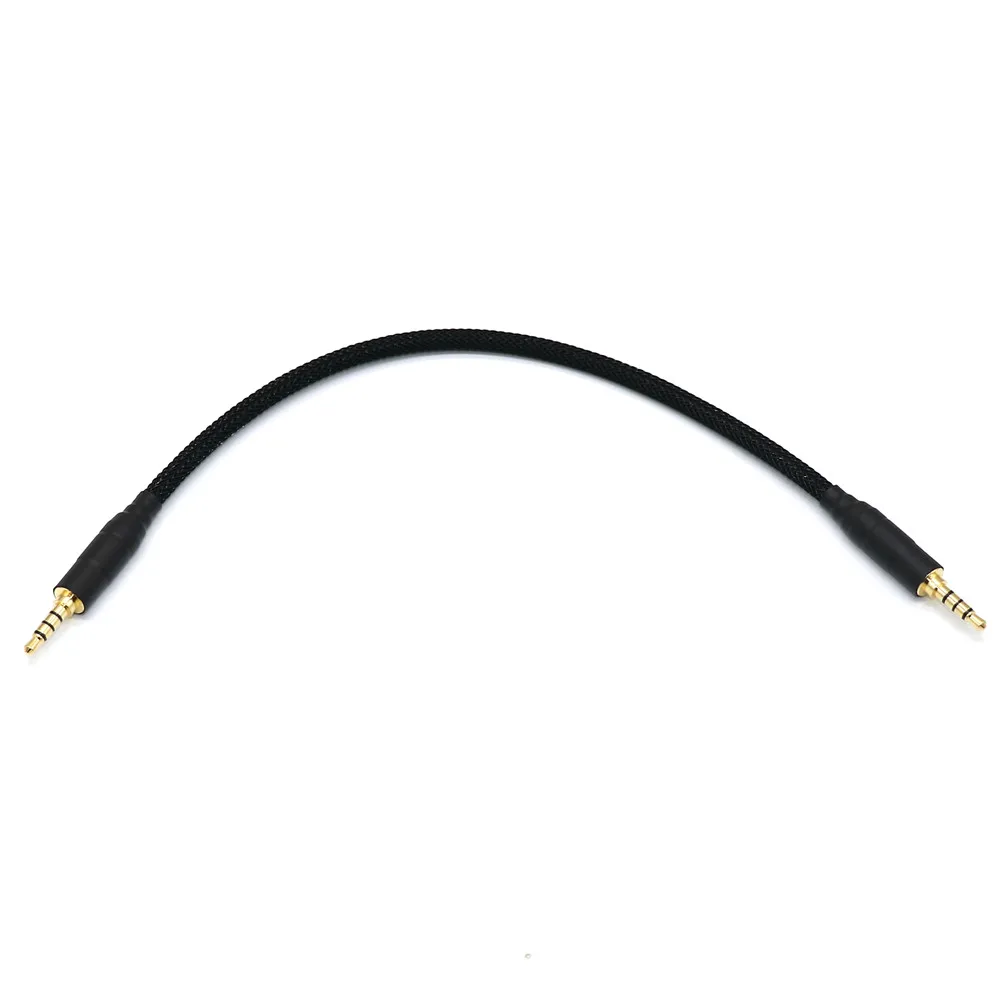 Angitu Handmake Audio TRRS Cable Split Sofle Teclado Teclado TRRS Cable Personalizado Color-10cm