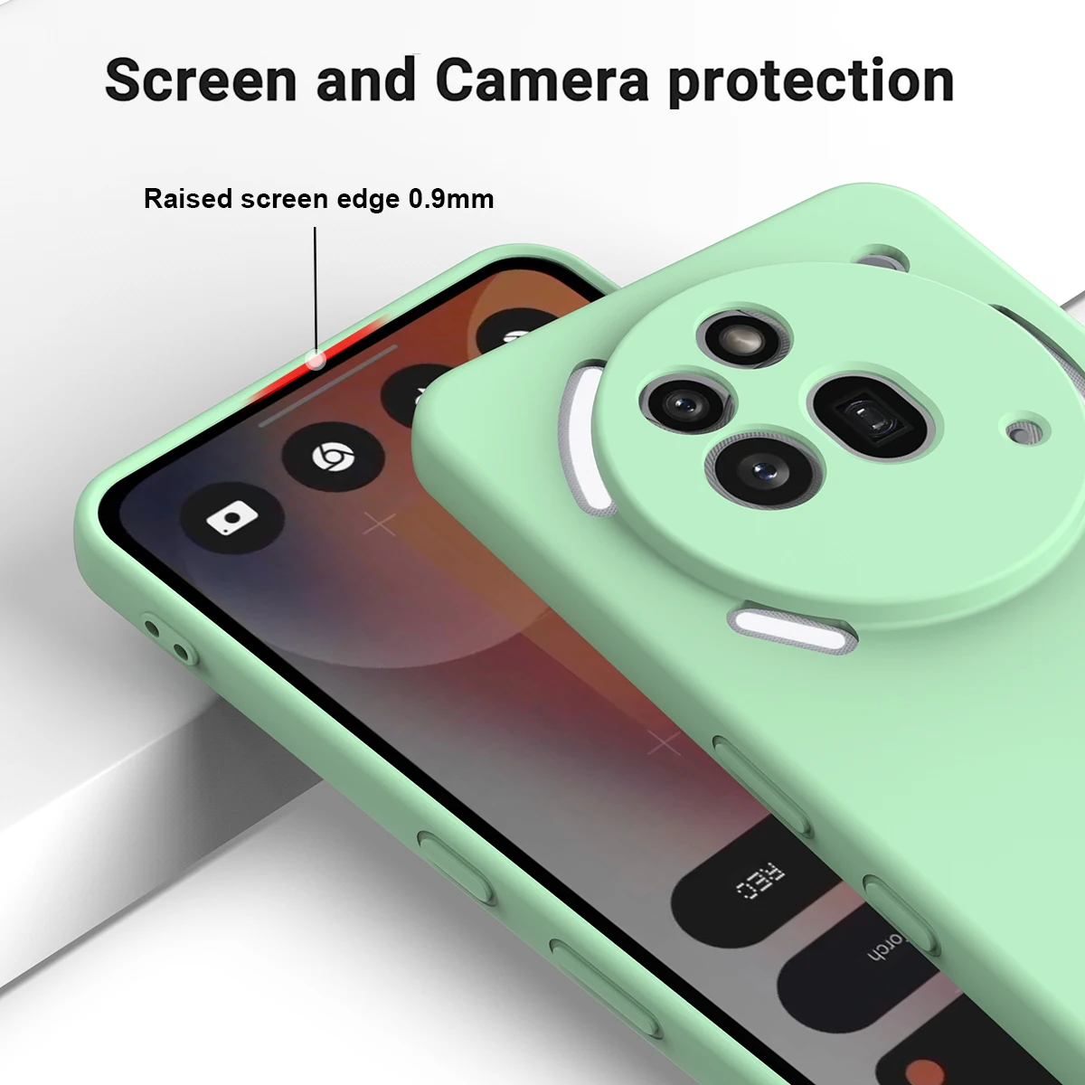 Funda de silicona para Nothing Phone 3A Pro, funda anticaída suave ultrafina con sensación de piel para Nothing Phone 3A Pro, parachoques a prueba de golpes - imagen 4