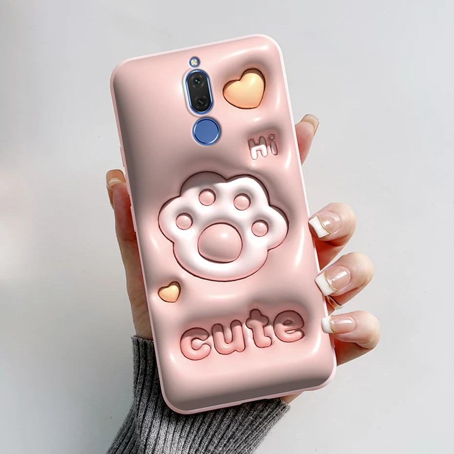 Para Huawei Mate 10 Lite Funda conejo Panda patrón lindo silicona Funda trasera para Huawei G10 Nova 2i Maimang 6 RNE-L21 Shell - imagen 3