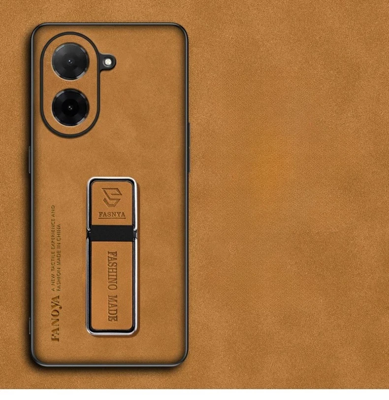 Funda de teléfono de silicona de piel de oveja PU para Redmi A5 Turbo 4 Pro, funda trasera con soporte mate para Xiaomi POCO F7 C71 Capa - imagen 2