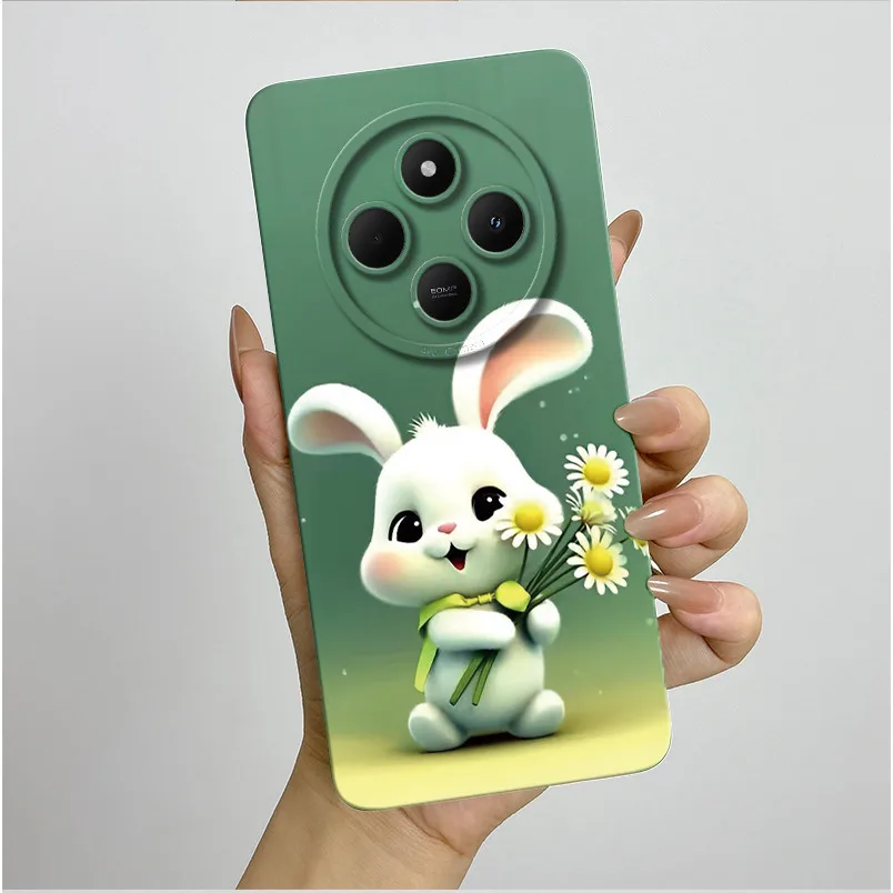 Para Xiaomi Redmi 14C carcasa 2024 bonita funda de flores y mariposas 6,88 "funda de teléfono de silicona suave para Redmi 14C Redmi14C contraportada - imagen 4