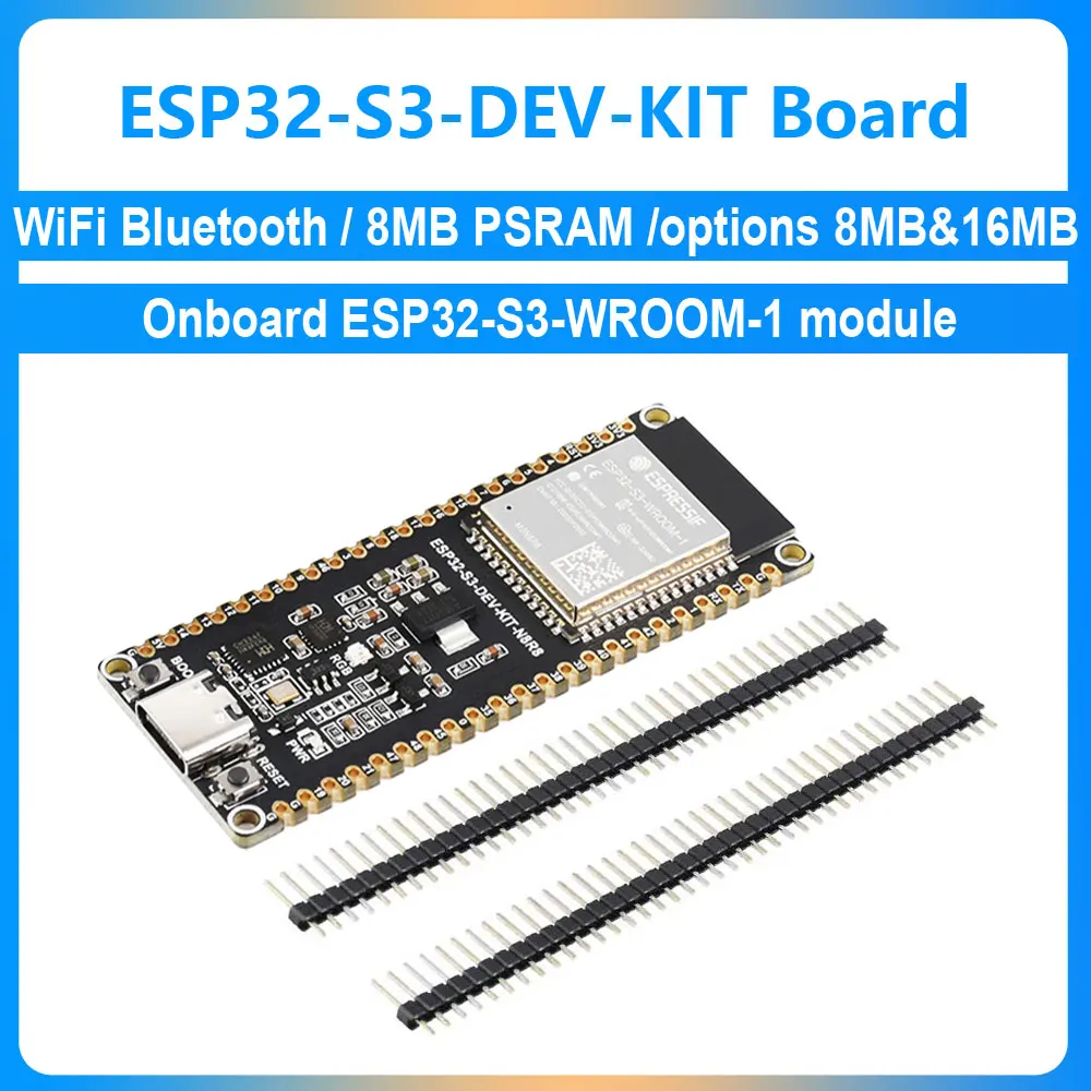 Placa de desarrollo ESP32 S3 Dual-Core integrada CH343 CH334 ESP32-S3-WROOM-1-N8R8 WiFi/Bluetooth 8MB PSRAM opciones 8MB y 16MB Flash