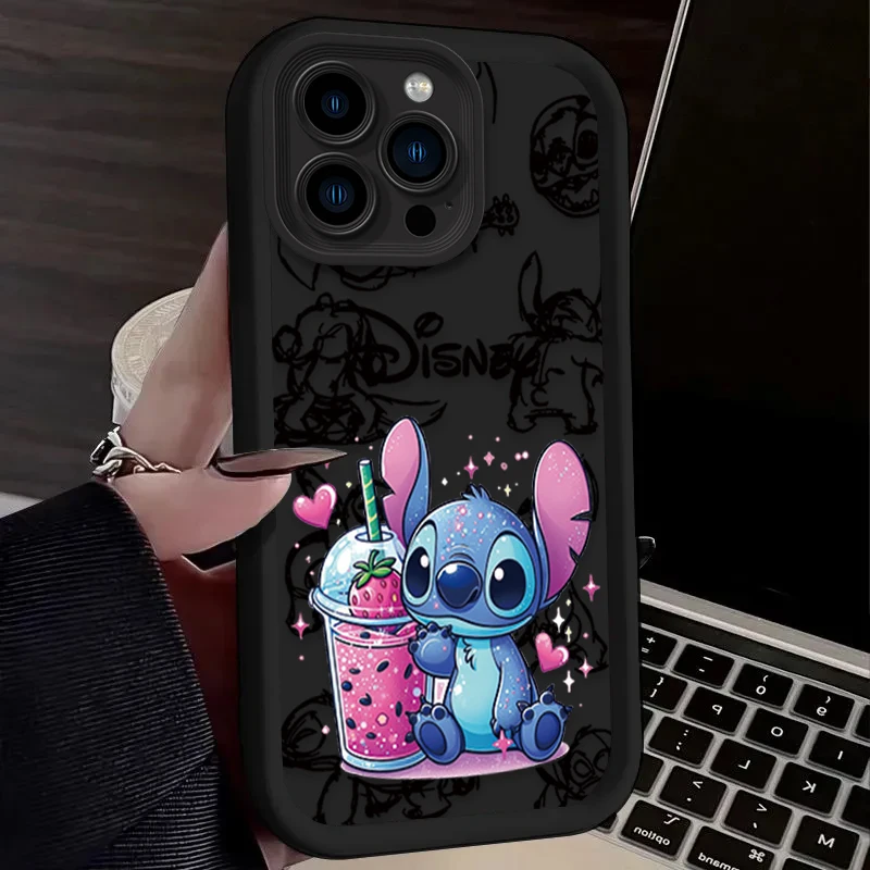 Funda de teléfono Y2K con bonitos dibujos de Stitch para Xiaomi Redmi Note 9 9S 10 10C 11 12 12C 13 13C 14C A3 K30 K40 K50 Pro Plus 4G 5G - imagen 5