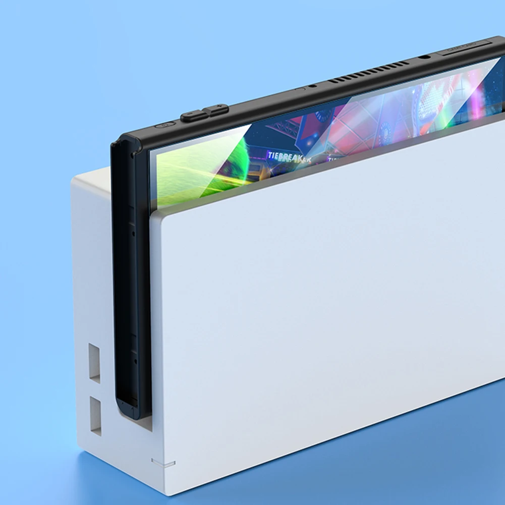 1/2 Uds vidrio Protector para Nintendo Switch Protector de pantalla de vidrio templado para Nintendo Switch Oled película protectora antiarañazos - imagen 4