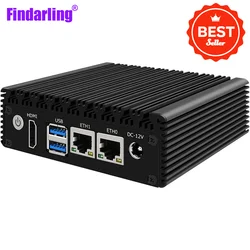 Mini PC Intel N3050/N3160 - Caja de Metal, HDMI, 2x LAN 1000 Mbps