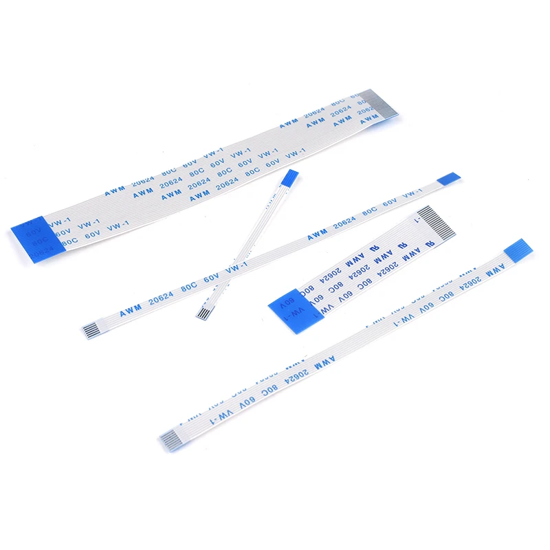 100 Uds Lote Cable Plano Flexible FFC FPC AWM 20624 80C 60V VW-1 1,0 MM 4/5/6/8/10/12/14/16/18/20/24/26 Pin 30/40/50/60 - Vista principal del producto