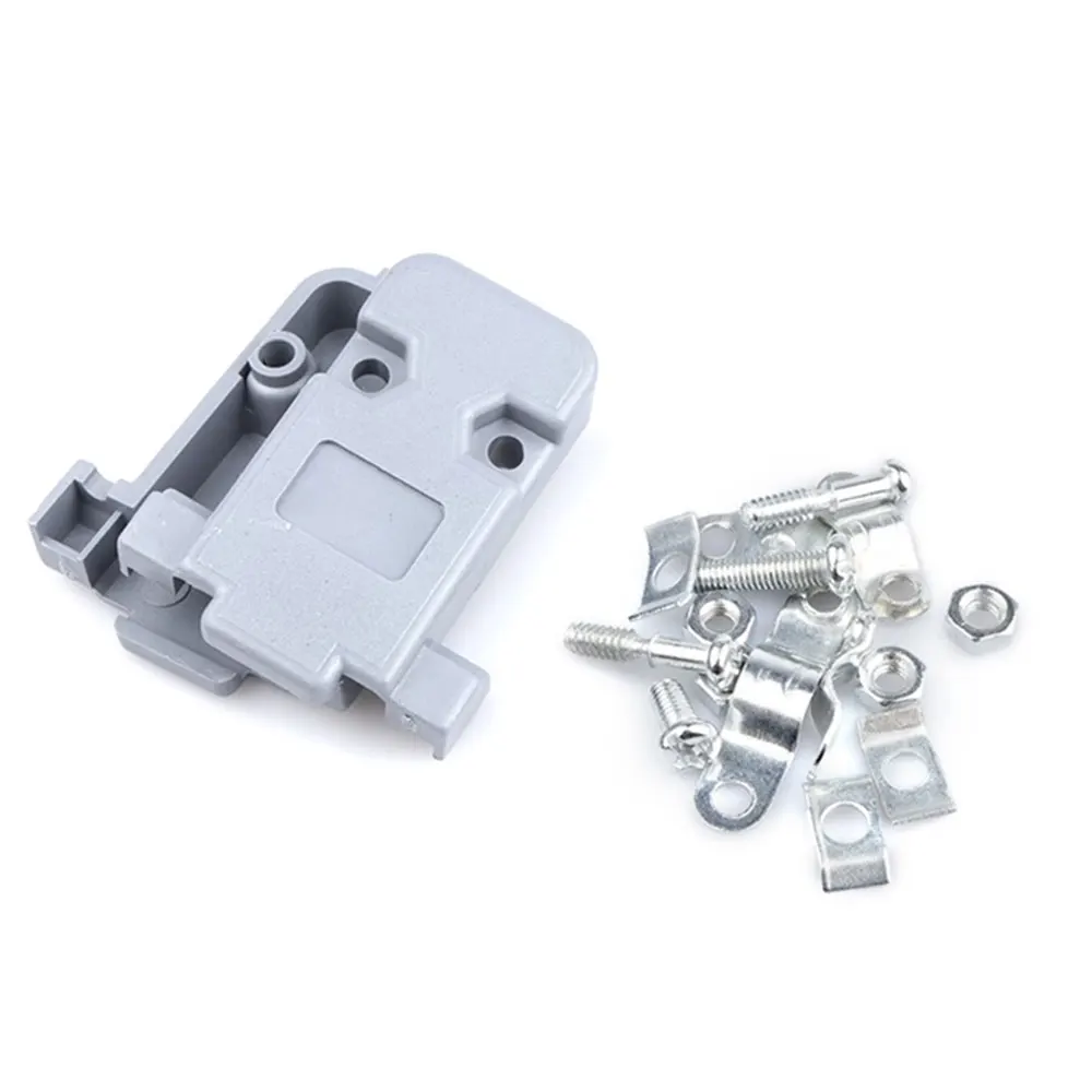 YUXI-carcasa de Metal de plástico, conectores DB9 serie DB, 10 piezas, DB9, DB15, DB25, DB37 - imagen 5
