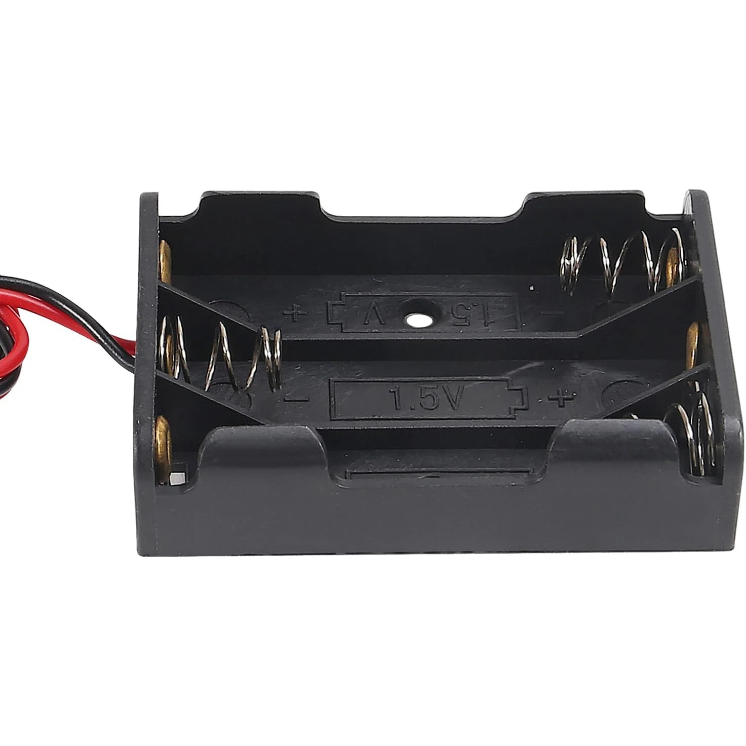 Soporte de batería AAA de 10 Uds., caja de alimentación de batería AAA de 3X 1,5 V, caja de plástico con cable aplicable para juguetes electrónicos, electrodomésticos remotos - imagen 4