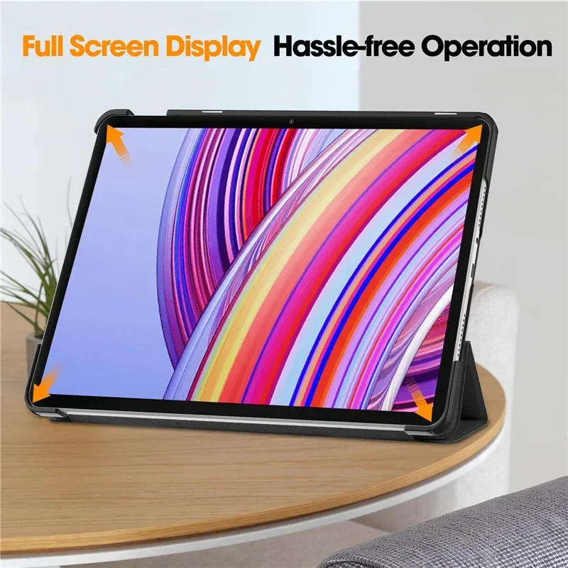 Para Xiaomi Redmi Pad Pro 2024 Funda con soporte abatible triple Funda para tableta Red Mi Pad Pro 12,1 con cubierta de suspensión automática - imagen 3