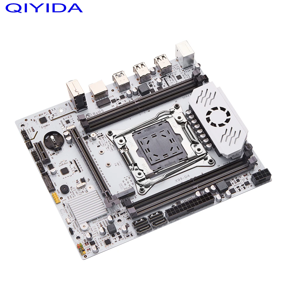 QIYIDA X99 Kit de placa base LGA 2011-3 Xeon E5 2670 V3 procesador de CPU 16G REG ECC DDR4 memoria RAM nombre M.2 SATA3.0 USB3.0 - imagen 5
