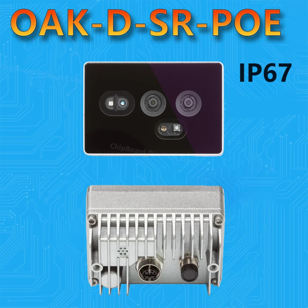 OAK-D-SR-POE Cámara de profundidad binocular AI de rango cerrado Nuevo