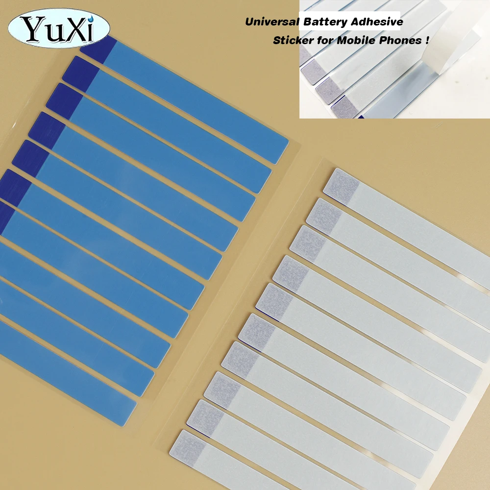 Pegatina adhesiva para batería de 2/10/20 piezas, cinta de doble cara, fácil de tirar, sin seguimiento, para teléfono móvil, palo de batería Universal - imagen 4