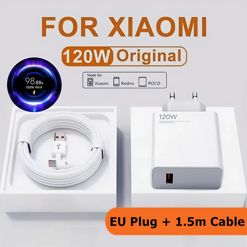 EU Plug - 1.5m Cable