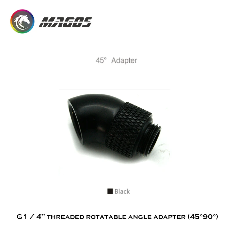 Adaptador Giratorio 90° G1/4" Neumático – Giro 360° - imagen 5