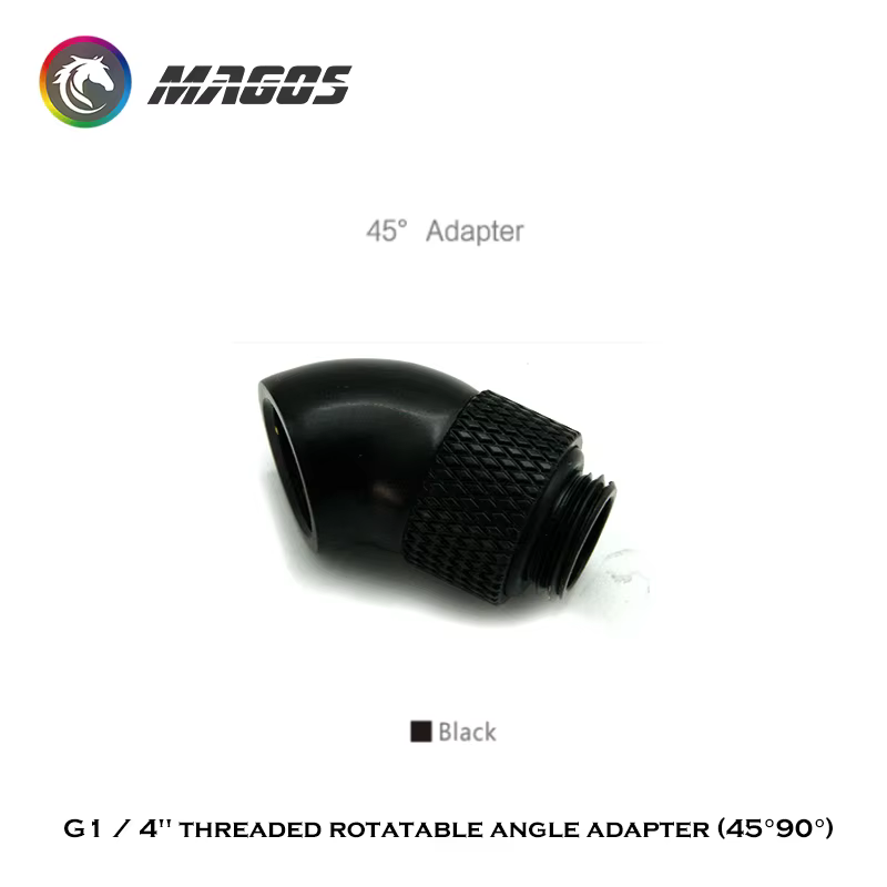 Adaptador Giratorio 90° G1/4" Neumático – Giro 360° - imagen 5