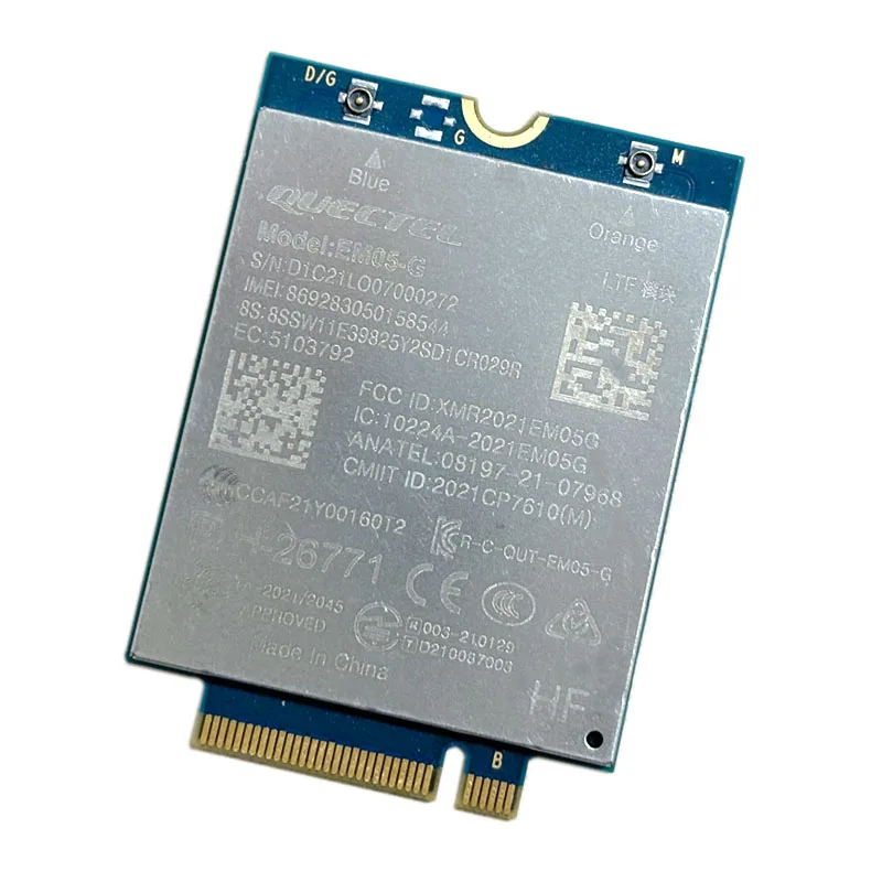 Módulo WDXUN EM05 EM05-G M.2 4G LTE Cat4 para FDD-LTE/TDD-LTD B1 B2 B3 B4 B5 B7 B8 B12 B13 B14 B18 B19 B20 B22 B26 B28 B66 B71 - imagen 3
