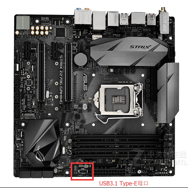 Panel Frontal USB 0,5 tipo E macho a tipo C hembra, Cable de datos de 10Gbps, adaptador de expansión de placa base para computadoras de escritorio, 3,1 m - imagen 3