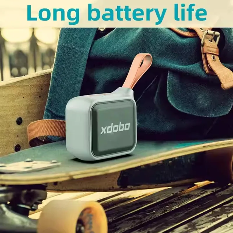 Xdobo Prince 1995 Altavoz Bluetooth inalámbrico portátil 15W tarjeta de ciclismo al aire libre subwoofer de inserción TF/AUX/MP3 mini reproductor de música - imagen 5