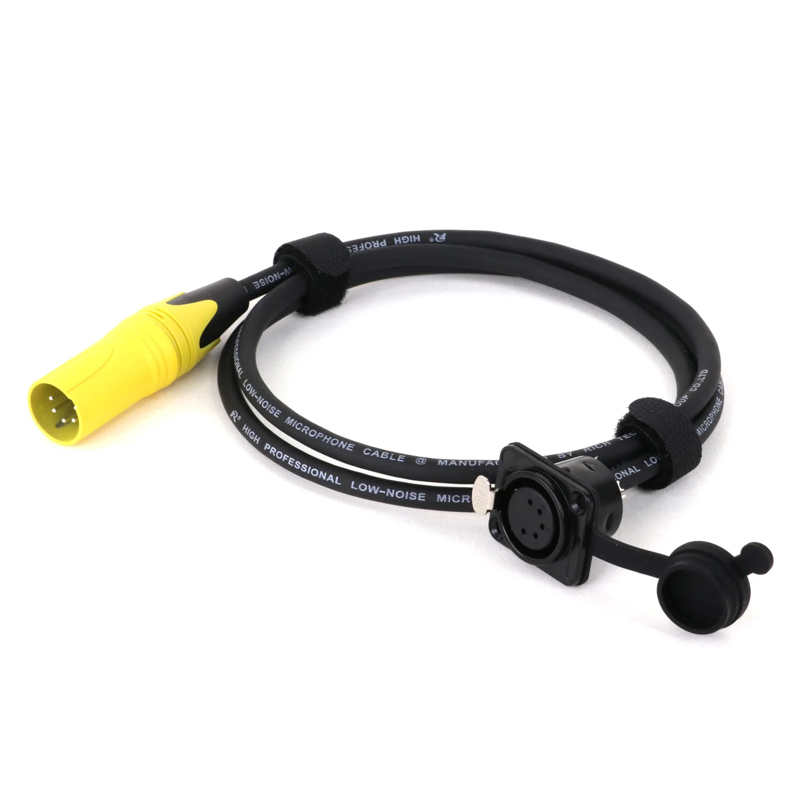 Montaje en panel hembra XLR de 5 pines tipo D de 0,3 M-15 M para pasar a través del cable XLR del conector macho-sin soldadura para instalaciones de audio profesionales - imagen 4