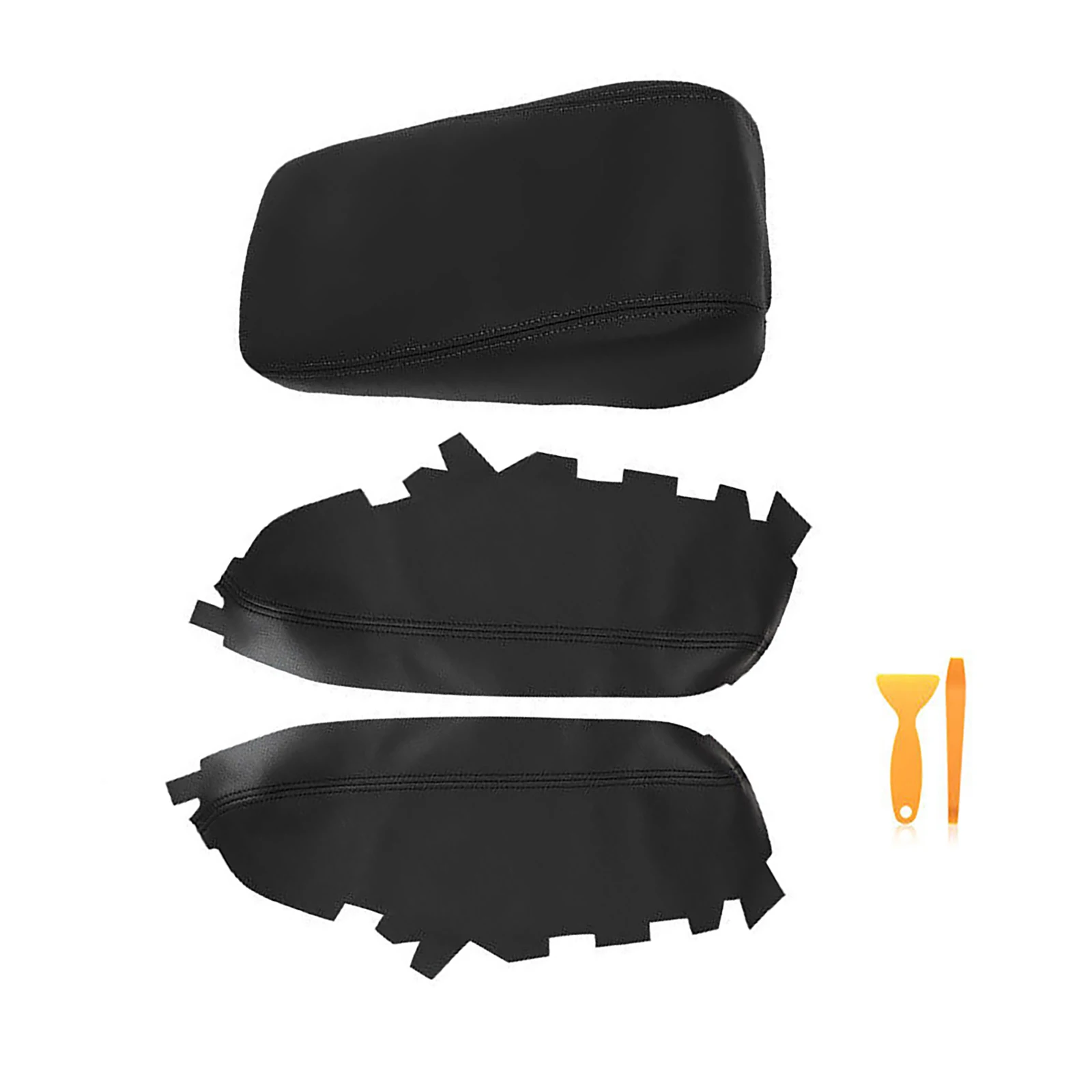 Cubierta de cuero para Reposabrazos de Toyota Avalon, tapa de consola central de coche, paneles de puerta, accesorios de repuesto, 1 unidad - imagen 3