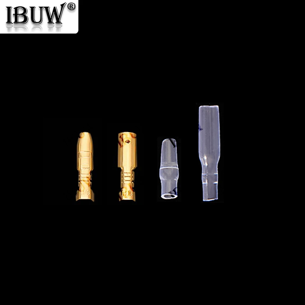 200 Uds conector de cable eléctrico de coche diámetro 4,0 terminal de engarzado tipo bala 4mm hembra macho terminal de prensa en frío funda protectora - imagen 5