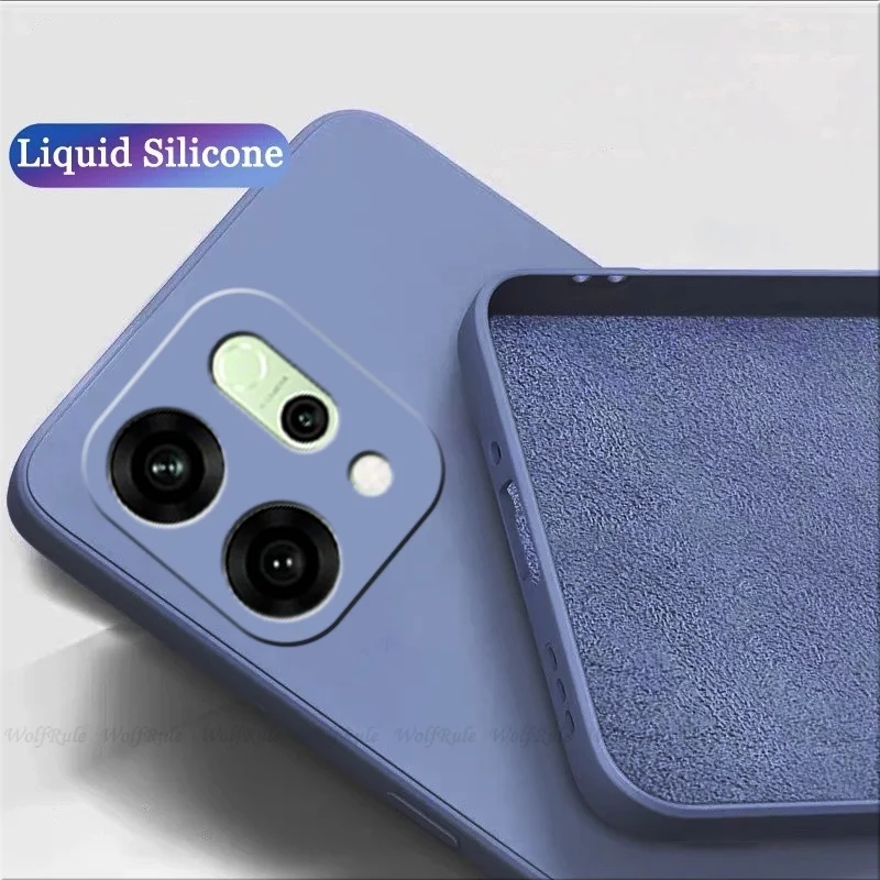 Para Reno 14 Pro funda Reno 14 Pro Capas a prueba de golpes Original silicona líquida teléfono parachoques TPU Fundas suaves OPPO Reno 14 Pro - imagen 3