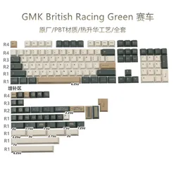 GMK Teclas PBT para Teclado Mecánico, Diseño Coche de Carreras
