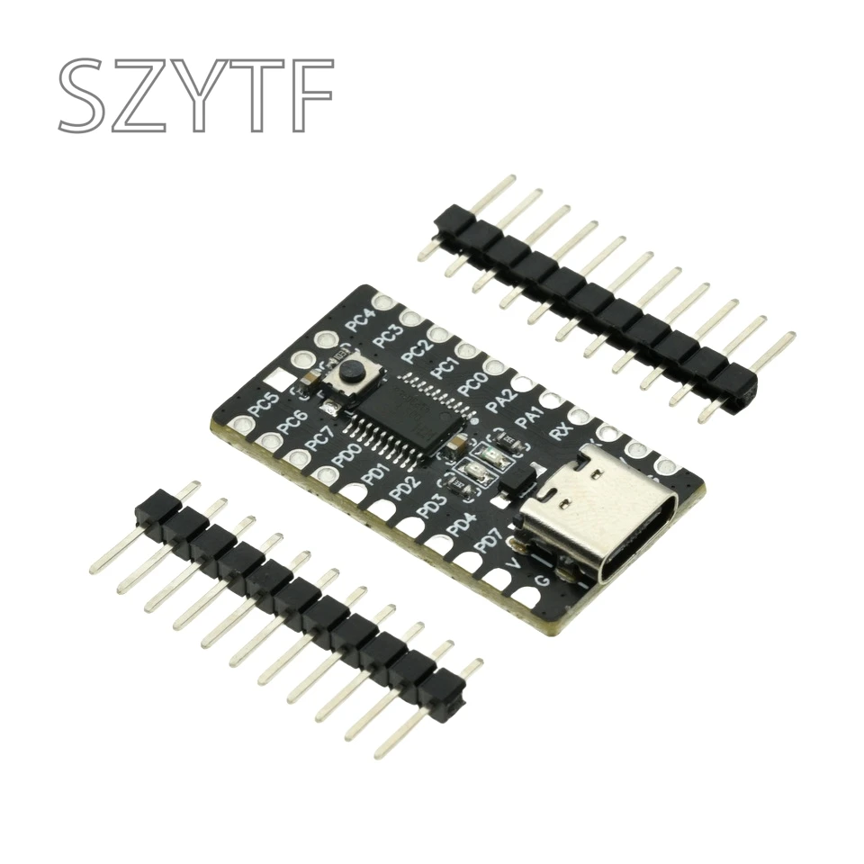 Placa DE DESARROLLO CH32V003F4P6 CH32V003 microcontrolador módulo procesador RISC-V interfaz TYPE-C - imagen 4