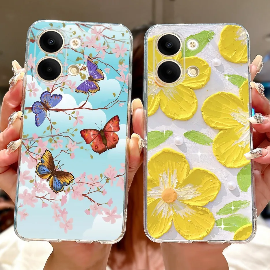 Para Oppo Reno9 Pro 5G funda PGX110 nueva moda cubierta pintada fundas de teléfono de silicona suave para Oppo Reno 9 Pro Reno9 5G PHM110 Fundas - imagen 5