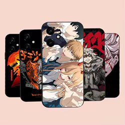 Motosierra hombre Anime para Honor X9C X9B X9A X9 X8C X8B X8A X8 X7C X7B X7A X7 X6B X6A X60i X60 X6 X5B 5G funda de teléfono