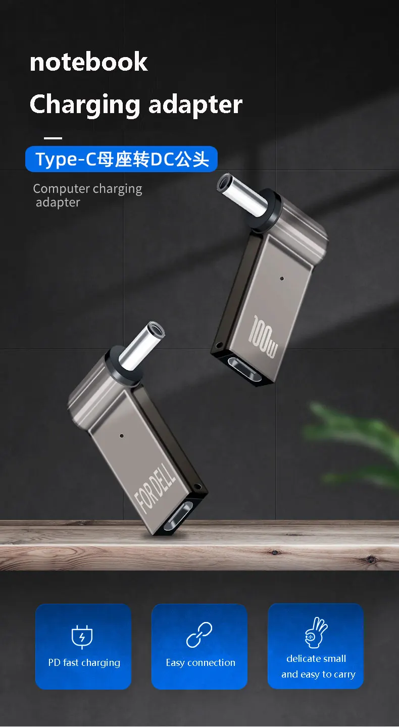 Cargador USB-C para Portátil con Chip E-Mark – Adaptador Universal Multimarca - imagen 4