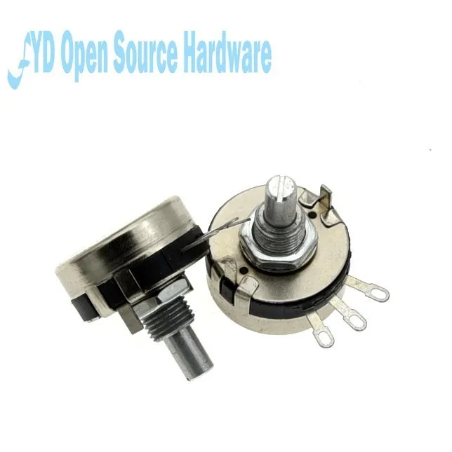 WTH118-1A (2W) potenciómetro de una sola vuelta de carbono 1k 2k2 4k7 10k 22k 47k 100k 220k 470k - imagen 4