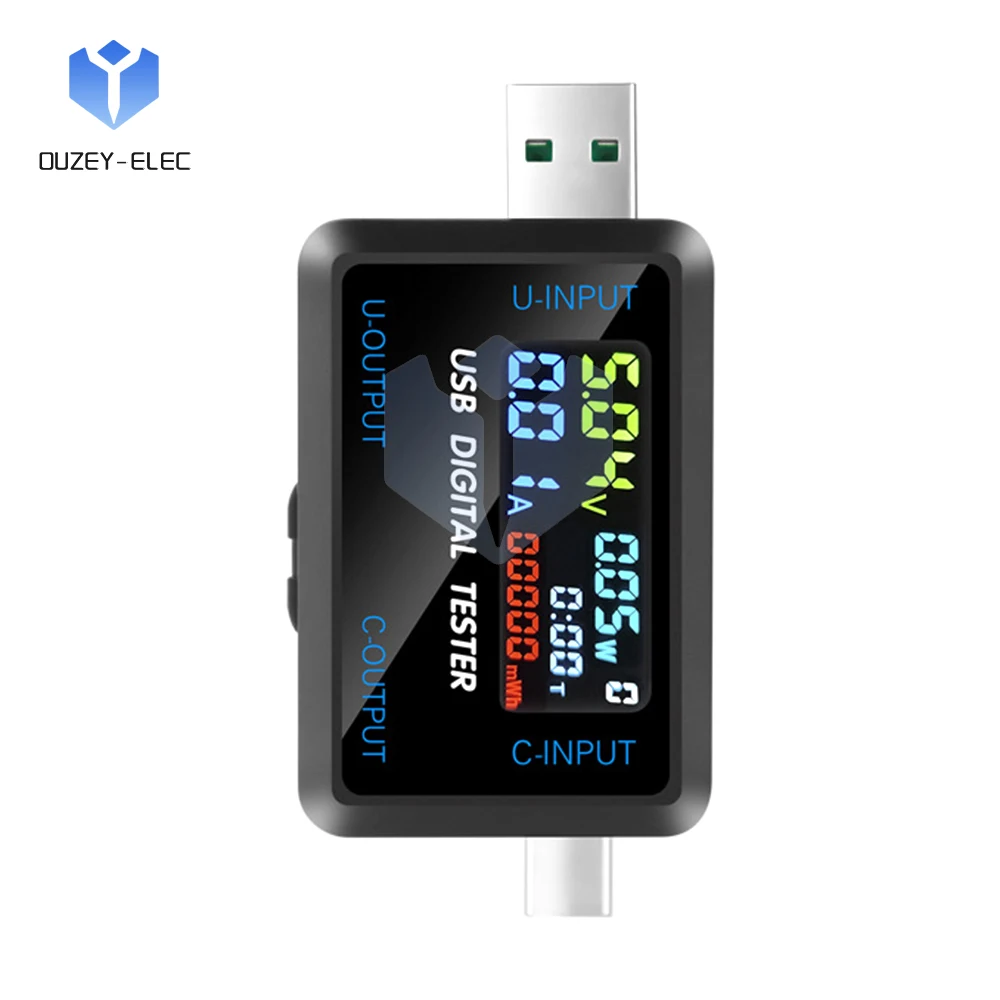 Probador de carga rápida USB DC 4,5 V ~ 36V, medidor de potencia, voltaje de corriente, ohmímetro, monitoreo en tiempo Real, dispositivo electrónico, probador de potencia - imagen 2