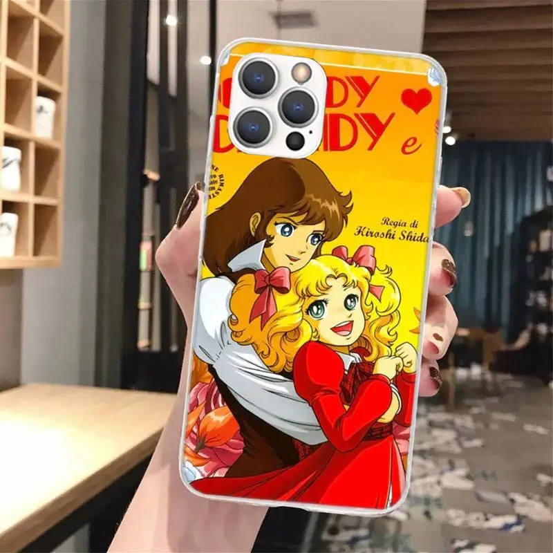 Candy 90s Anime funda de teléfono de silicona para iPhone 17 16E 15 Pro Max 14 Plus 11 13 Mini 12 7 8 SE Air 17Pro funda Shell 17 16 16E - imagen 2