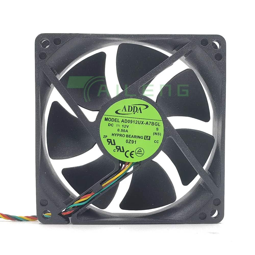 VENTILADOR de 92mm 90mm PWM 12V para ADDA AD0912UX-A7BGL 9225 92mm 3900RPM 50CFM ventilador de refrigeración de CPU