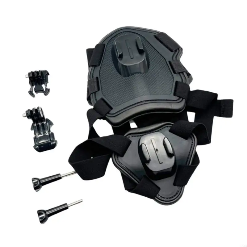 2025 Nuevo soporte arnés perro ajustable resistente agua para montaje cámara aire libre incluye accesorio y