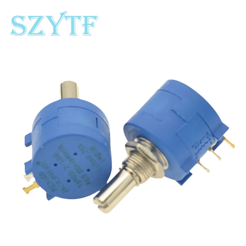 3590S-2-103L 103 102 104 503 3590S 10K 1K 100K 50K ohm Potenciómetro multivuelta de precisión Resistencia ajustable de 10 anillos - imagen 3