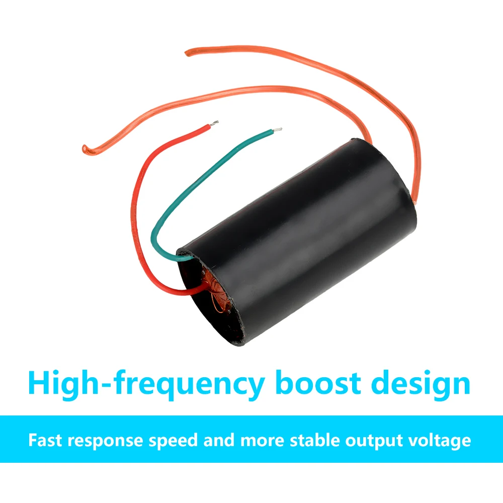 DC 3,7-6V 4A 200kV pulso DC módulo de alto voltaje paquete de refuerzo de alta frecuencia generador de alto voltaje arco de descarga eléctrica 200000V - imagen 4