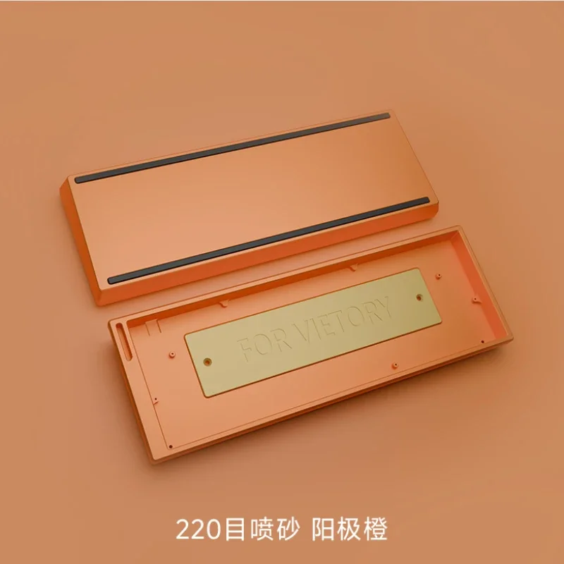 Carcasa de teclado de aluminio CNC Compatible con Wooting60HE HM66 Rakka GH60 Megalion Mad60 Teclado mecánico DIY CNC Cese de aluminio - imagen 5