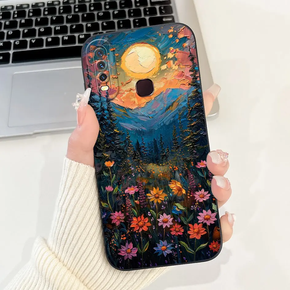 Funda para Vivo Y11 2019 Y12 Y12i Y15 Y17 Funda nuevo diseño lindo conejo de dibujos animados Funda protectora de silicona suave en VivoY12 Y 12 Funda - imagen 3